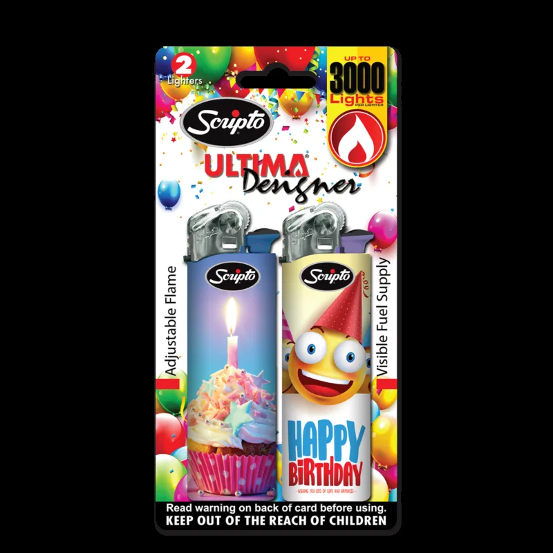 Scripto Ultima Series Ultima Birthday Party Lighter