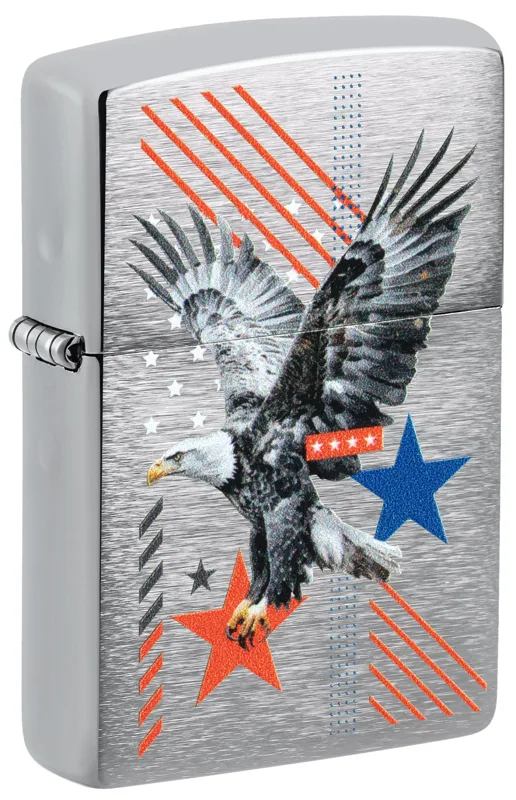 Zippo Windproof Lighter — Americana & Patriotic Abstract Americana Design