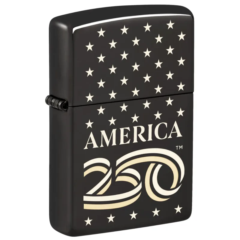 Zippo Windproof Lighter — Americana & Patriotic America250 Stars Design