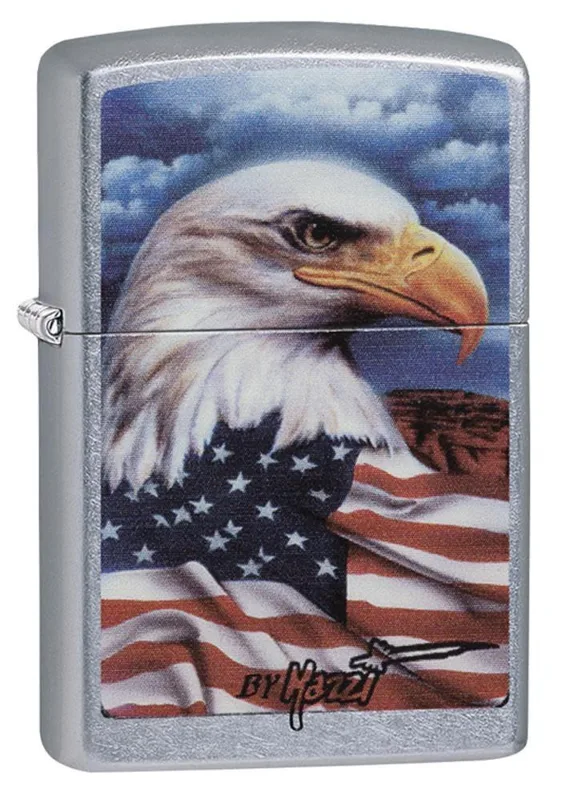 Zippo Windproof Lighter — Americana & Patriotic Mazzi® American Eagle Design