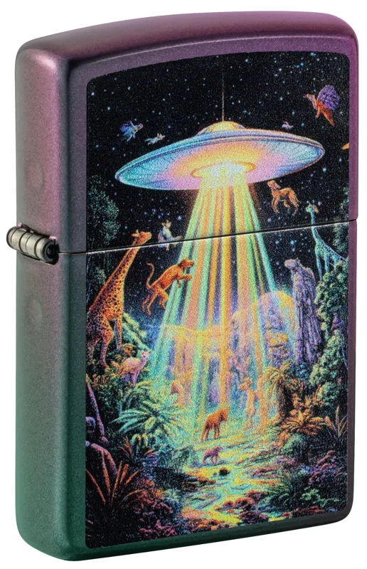 Zippo Windproof Lighter — Animals & Wildlife Animal Abduction Design