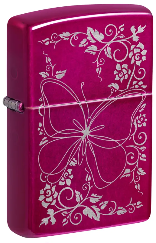 Zippo Windproof Lighter — Animals & Wildlife Butterfly Bliss Design