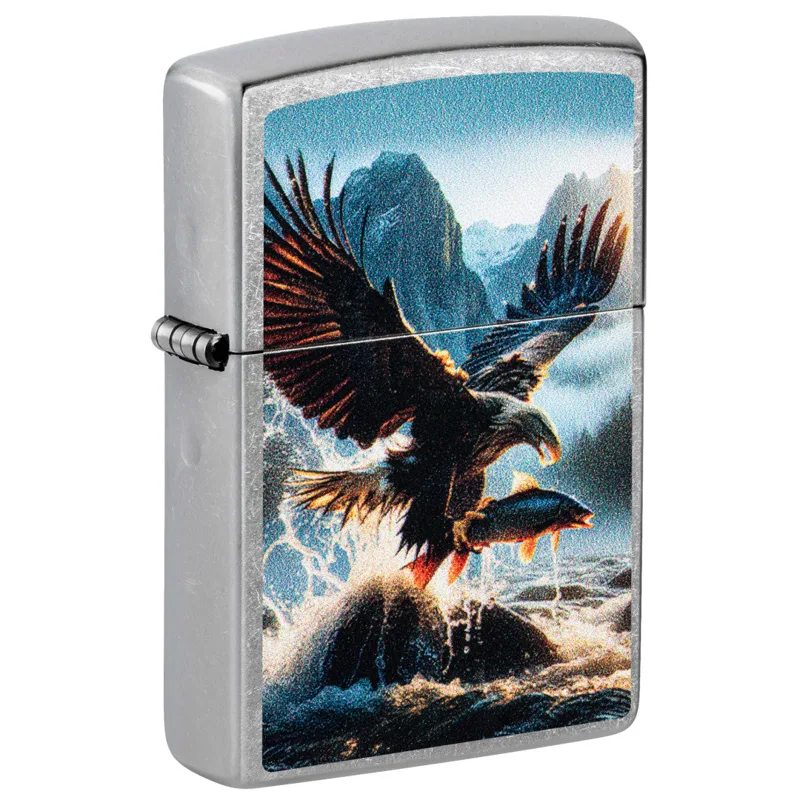 Zippo Windproof Lighter — Animals & Wildlife Catch of the Day Design