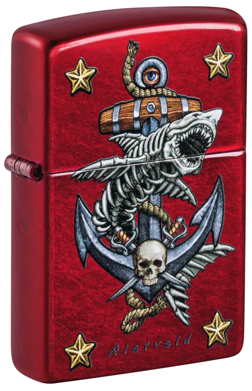 Zippo Windproof Lighter — Animals & Wildlife Rietveld Anchor Design