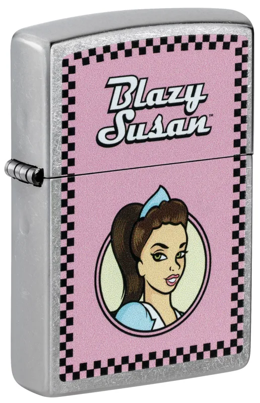 Zippo Windproof Lighter — Cannabis & Counterculture Blazy Susan™ Checker Design