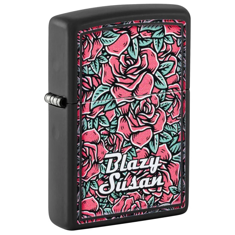 Zippo Windproof Lighter — Cannabis & Counterculture Blazy Susan Roses Design