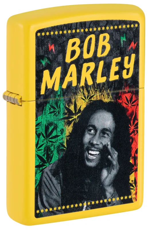 Zippo Windproof Lighter — Cannabis & Counterculture Bob Marley Sunshine Design