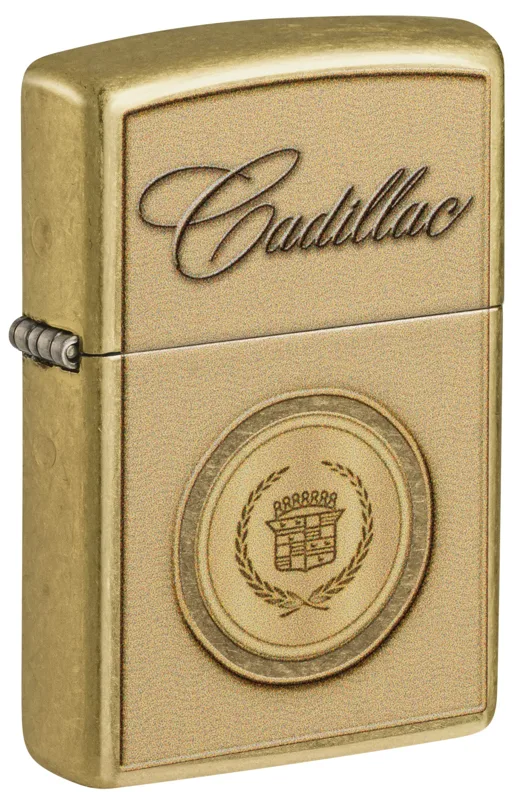 Zippo Windproof Lighter — Cars & Motorcycles Cadillac Crest Design