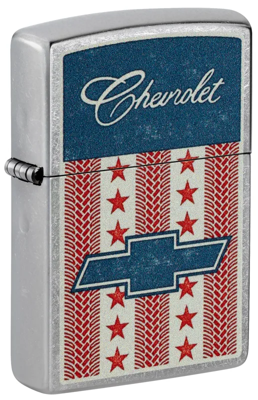 Zippo Windproof Lighter — Cars & Motorcycles Chevrolet® Stars and Stripes