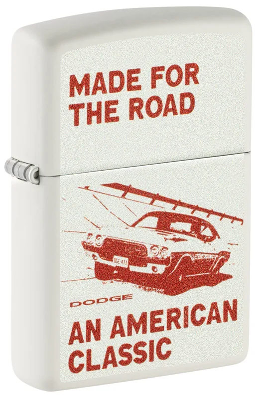 Zippo Windproof Lighter — Cars & Motorcycles Dodge Made for the Road Design