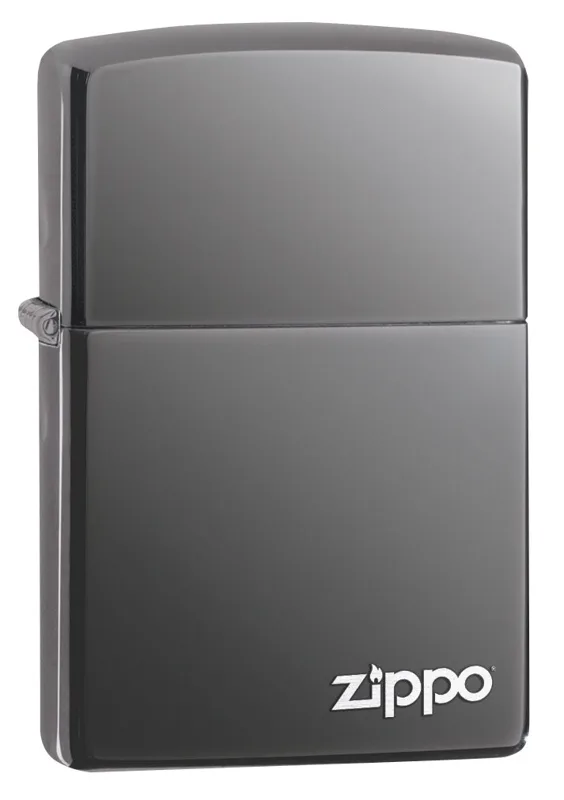Zippo Windproof Lighter — Classic Base Models Classic Black Ice<sup>®< / sup> Zippo Logo