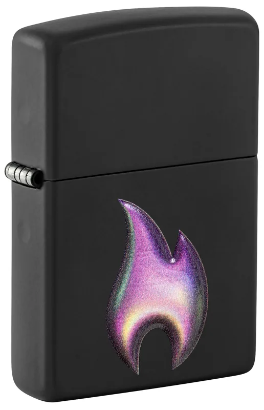 Zippo Windproof Lighter — Classic Base Models Texture Flame Design