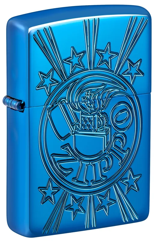 Zippo Windproof Lighter — Classic Base Models Zippo Starburst Design