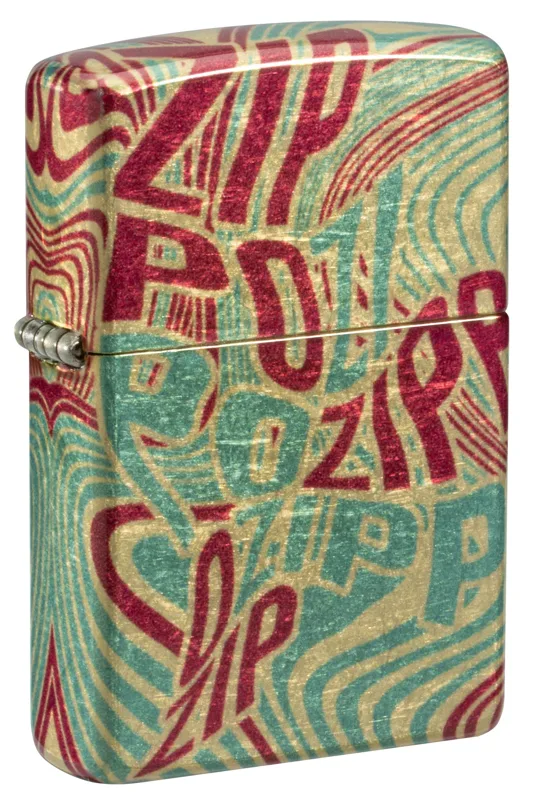 Zippo Windproof Lighter — Classic Base Models Zippo Zag Design