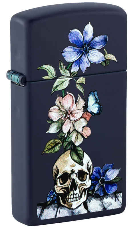 Zippo Windproof Lighter — Horror & Skulls Bone Bouquet Design