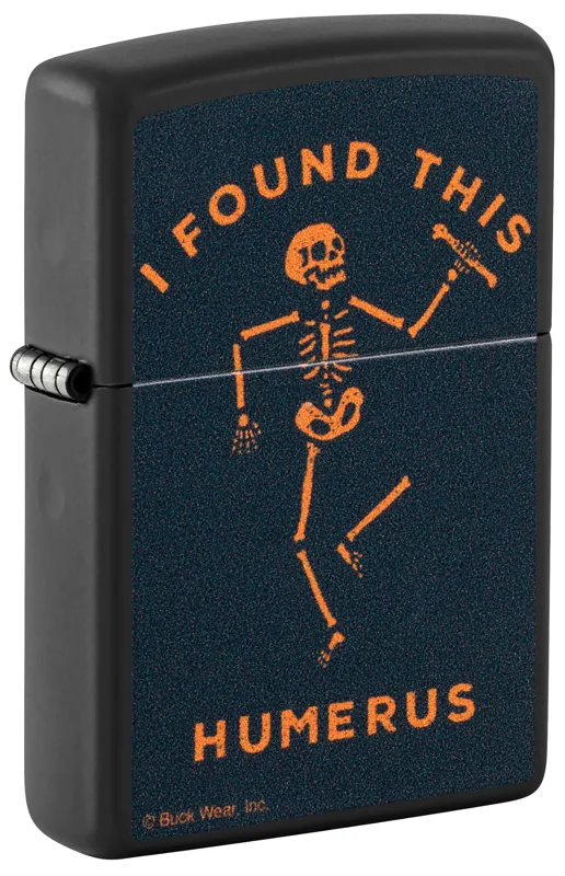 Zippo Windproof Lighter — Horror & Skulls Buck Wear™ Humerus Design