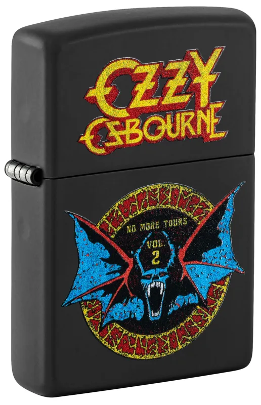 Zippo Windproof Lighter — Horror & Skulls Ozzy Osbourne No More Tours Design