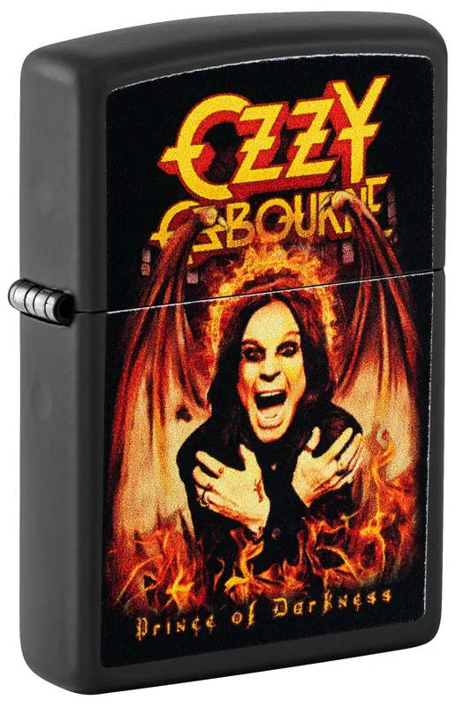Zippo Windproof Lighter — Horror & Skulls Ozzy Osbourne Prince of Darkness Design