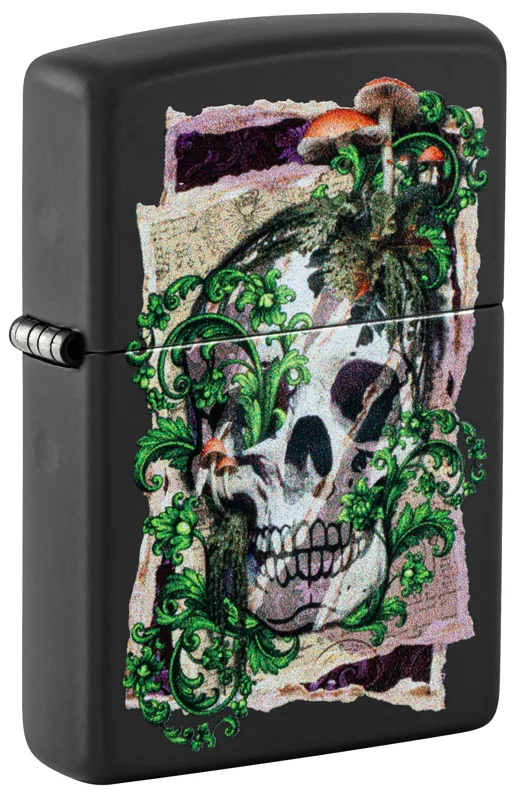 Zippo Windproof Lighter — Horror & Skulls Skull Collage Design