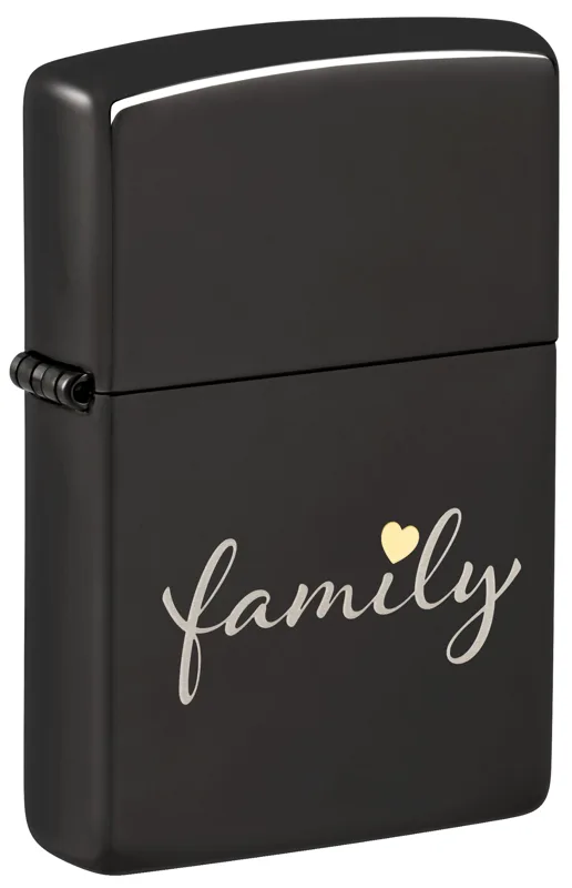 Zippo Windproof Lighter — Love & Sayings Family Design