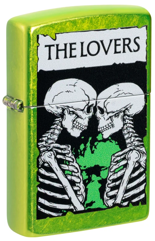 Zippo Windproof Lighter — Love & Sayings The Lovers Design