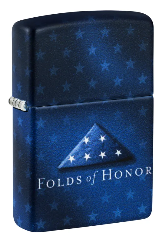 Zippo Windproof Lighter — Military Folds of Honor Logo Design