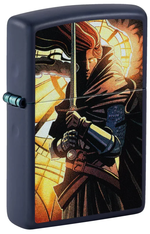 Zippo Windproof Lighter — Music & Entertainment Abstract Knight Design