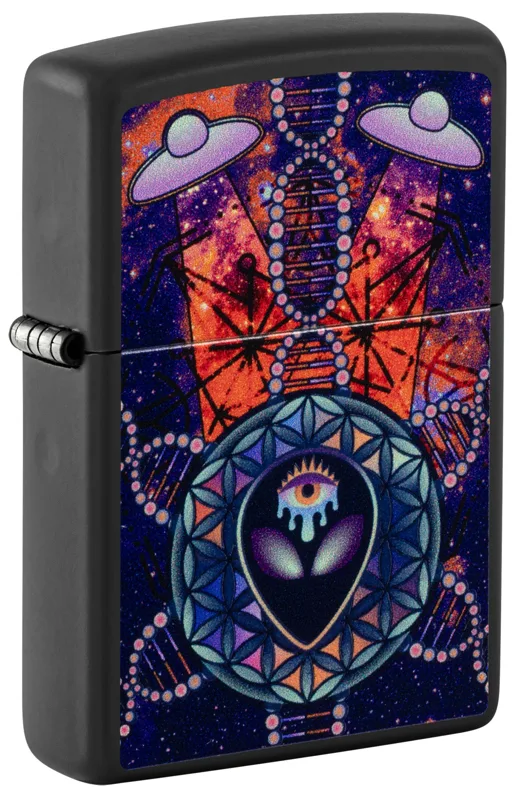 Zippo Windproof Lighter — Music & Entertainment All Seeing Alien Design