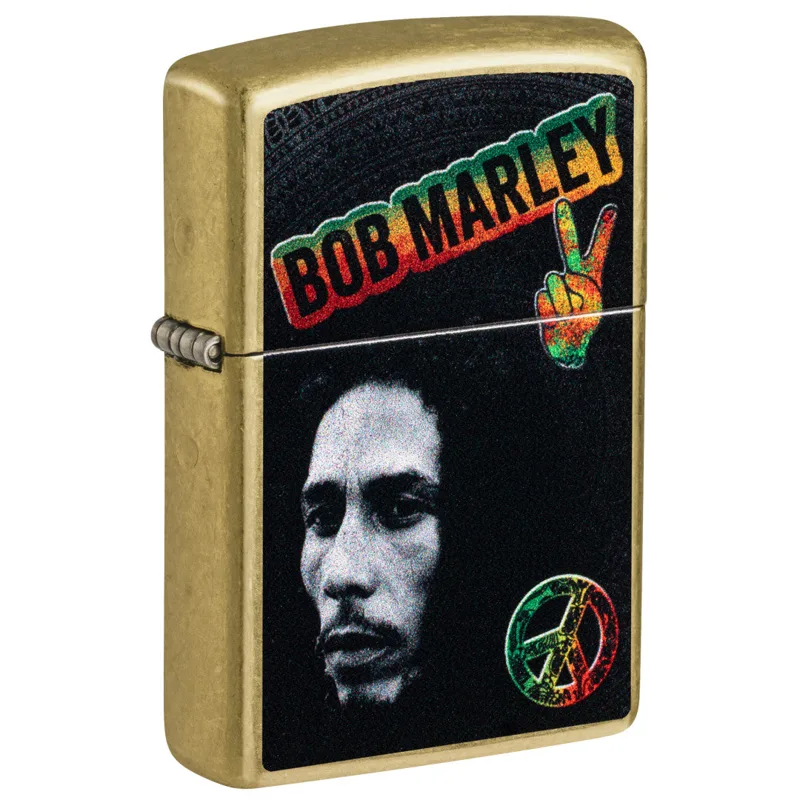 Zippo Windproof Lighter — Music & Entertainment Bob Marley Peace Design