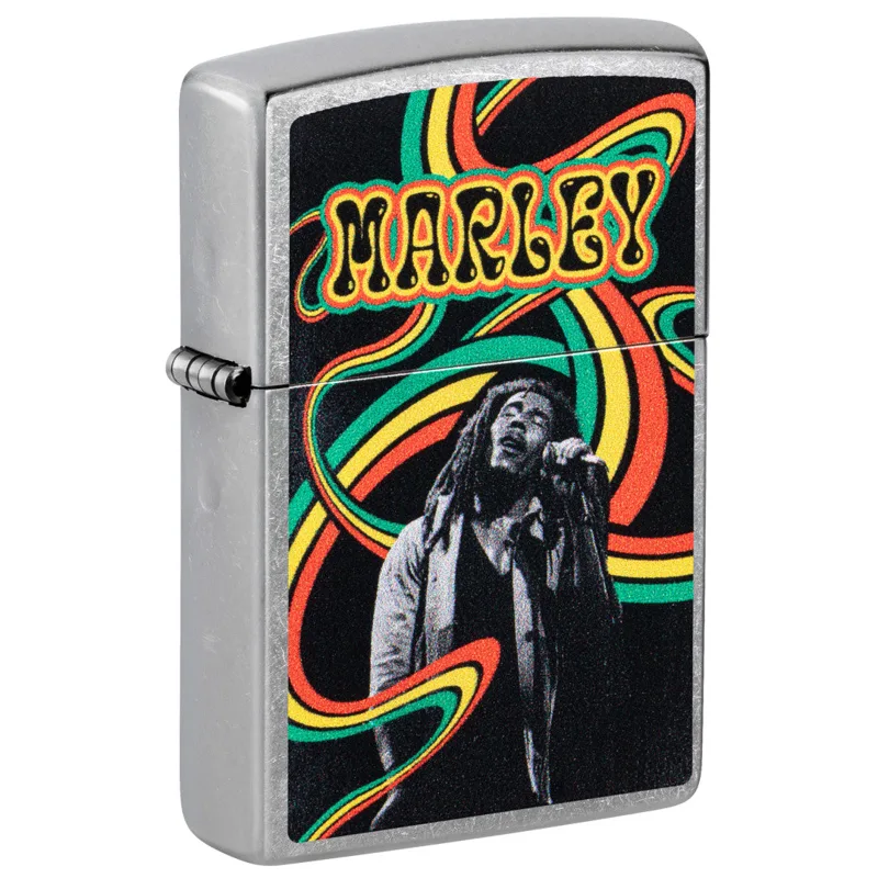 Zippo Windproof Lighter — Music & Entertainment Bob Marley Waves Design