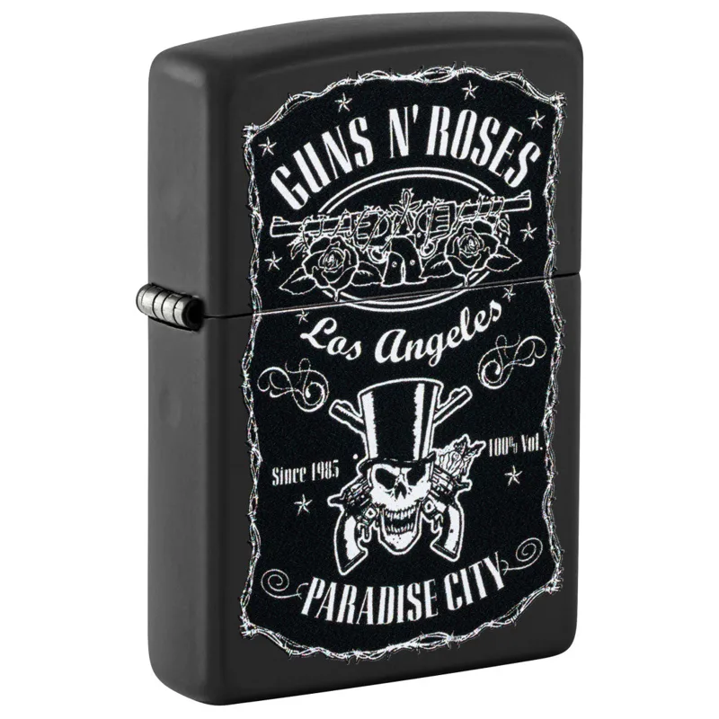 Zippo Windproof Lighter — Music & Entertainment Guns N' Roses Paradise City Design