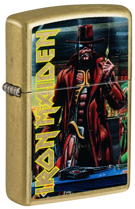 Zippo Windproof Lighter — Music & Entertainment Iron Maiden Stranger Design