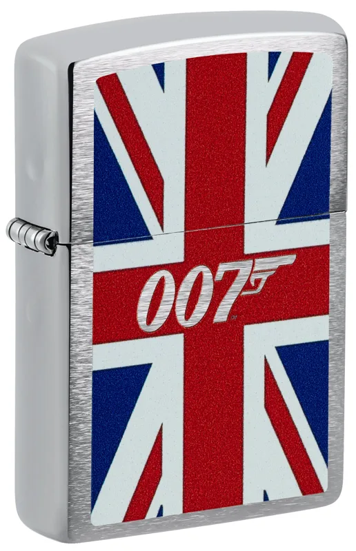 Zippo Windproof Lighter — Music & Entertainment James Bond Union Jack Design