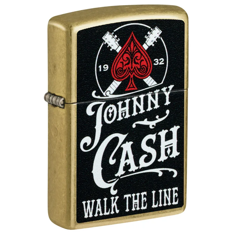 Zippo Windproof Lighter — Music & Entertainment Johnny Cash 1932 Design