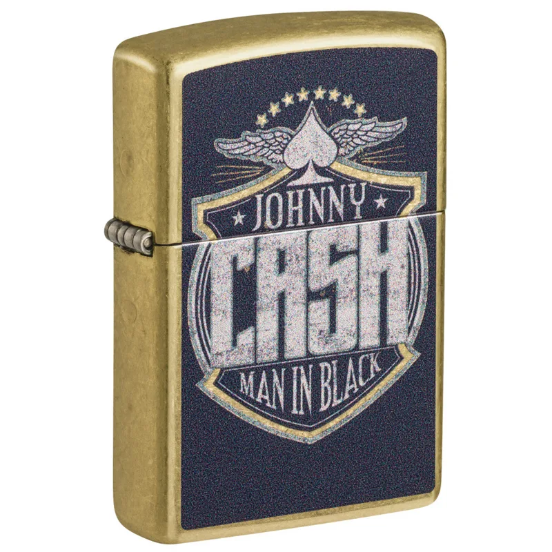 Zippo Windproof Lighter — Music & Entertainment Johnny Cash Crest Design