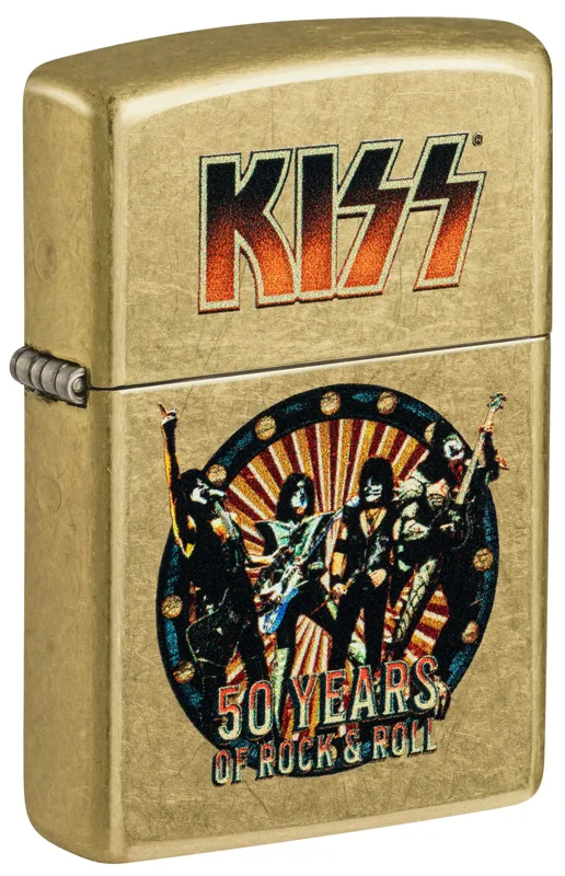 Zippo Windproof Lighter — Music & Entertainment KISS® 50 Years Design