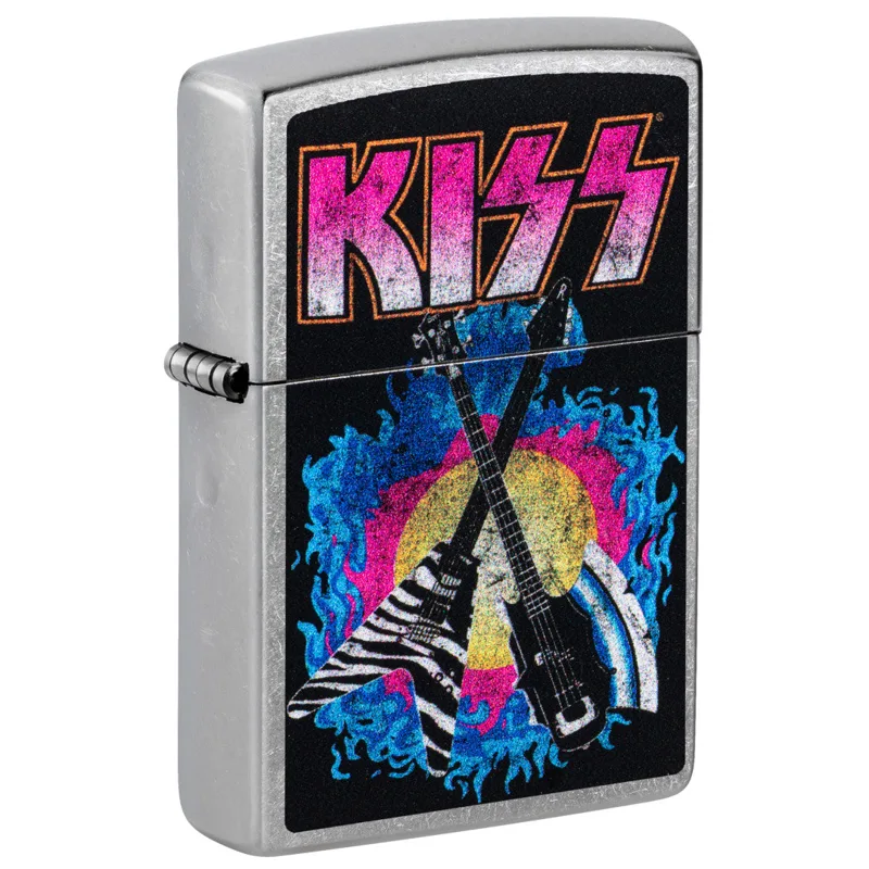 Zippo Windproof Lighter — Music & Entertainment KISS® Axe Bass Design