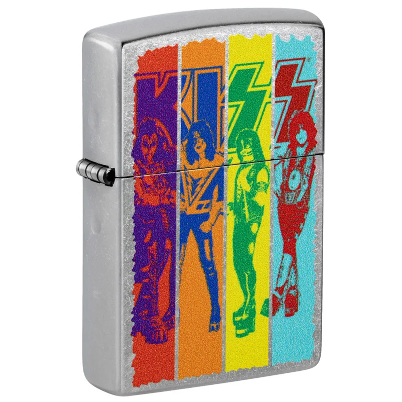Zippo Windproof Lighter — Music & Entertainment KISS® Fly Flag Design