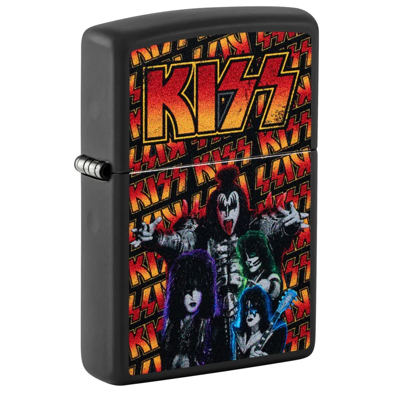 Zippo Windproof Lighter — Music & Entertainment KISS® Poster Design