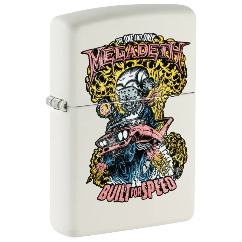 Zippo Windproof Lighter — Music & Entertainment Megadeth Built for Speed Design