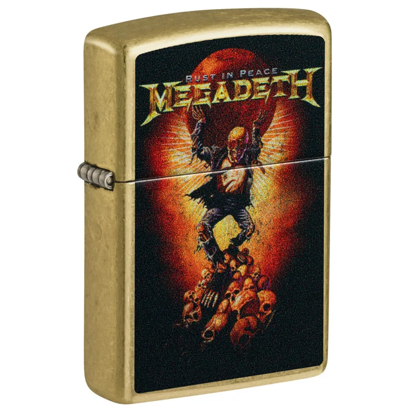 Zippo Windproof Lighter — Music & Entertainment Megadeth Rust In Peace Design