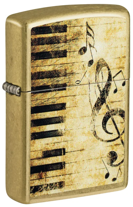 Zippo Windproof Lighter — Music & Entertainment Nothing but Treble Design