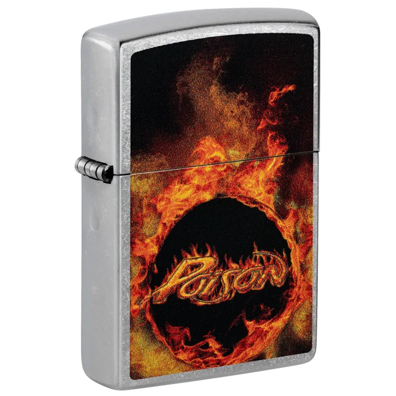 Zippo Windproof Lighter — Music & Entertainment Poison Flame Design