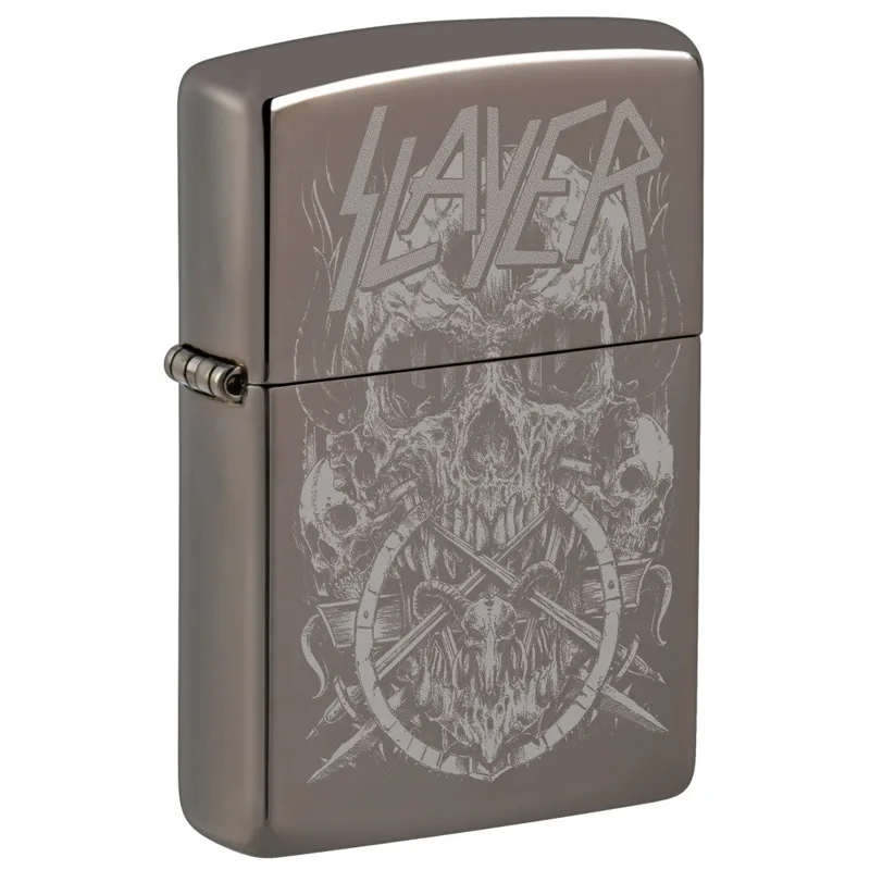 Zippo Windproof Lighter — Music & Entertainment Slayer Skull Design
