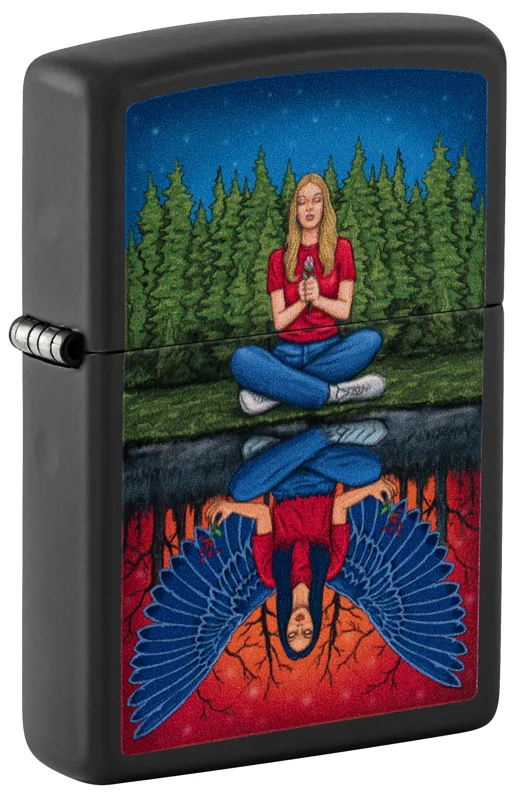 Zippo Windproof Lighter — Mythology & Fantasy Dual State Design
