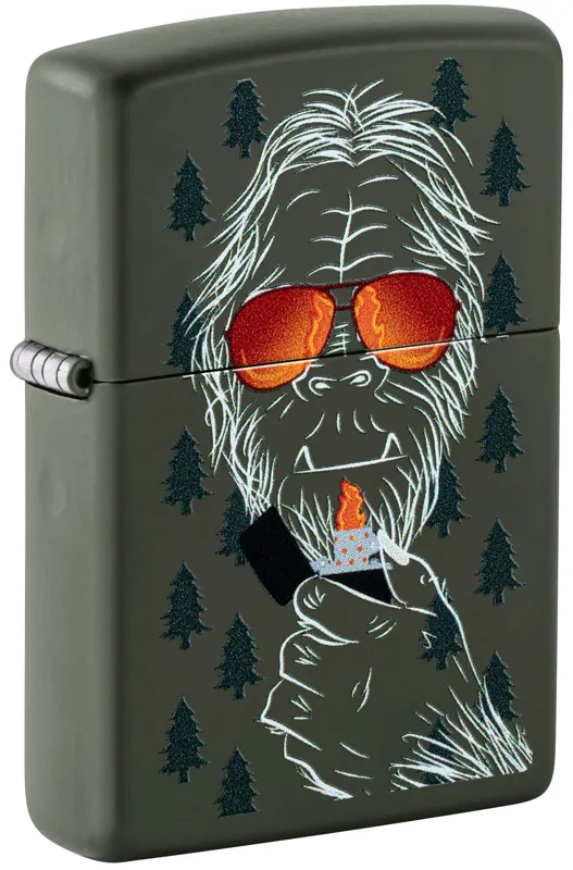 Zippo Windproof Lighter — Mythology & Fantasy Zipsquatch Design
