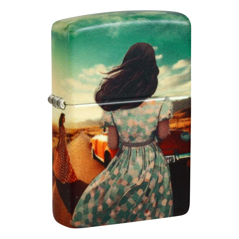 Zippo Windproof Lighter — Nature & Outdoors American Road Trip Design