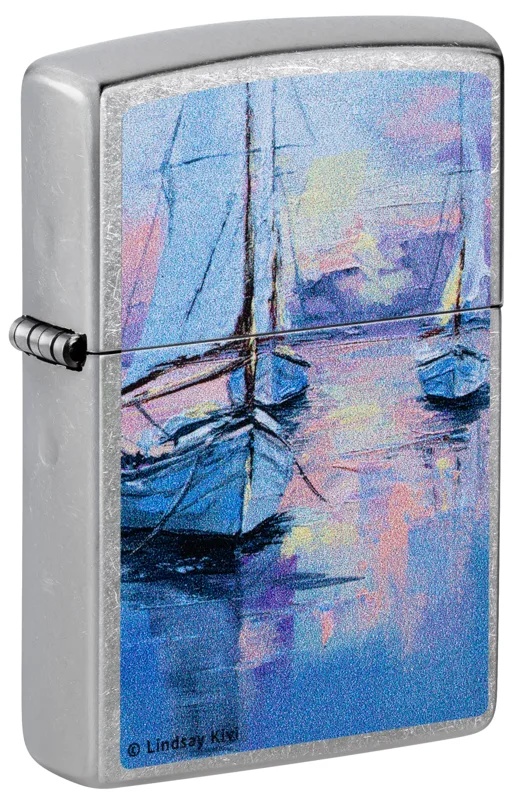 Zippo Windproof Lighter — Nature & Outdoors Lindsay Kivi Sailboats Design