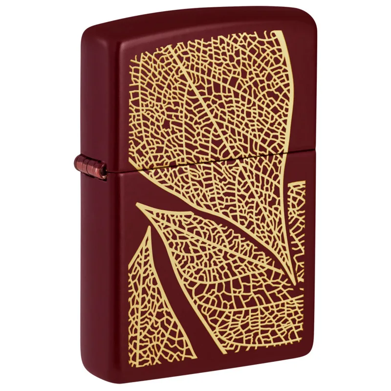 Zippo Windproof Lighter — Nature & Outdoors SMS Exclusive: Autumnl Leaves Design