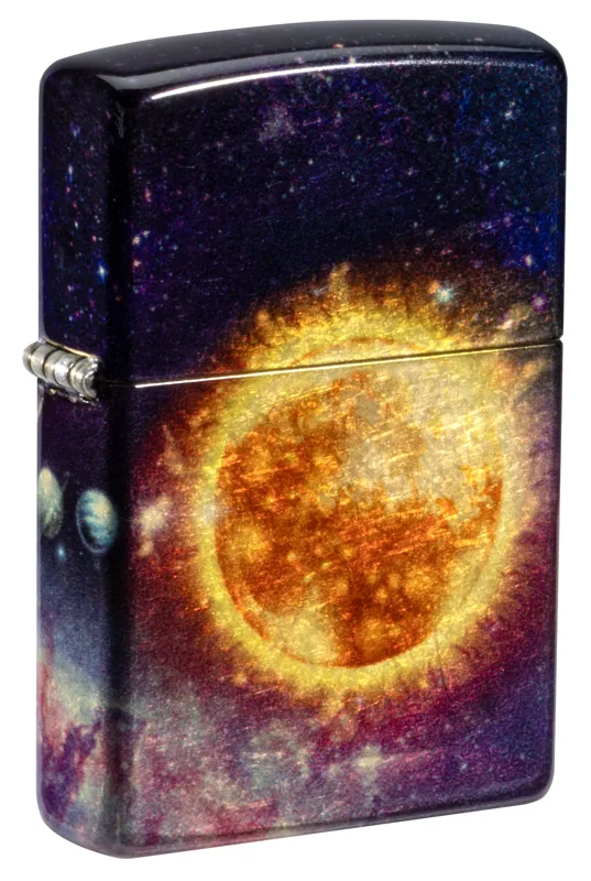 Zippo Windproof Lighter — Nature & Outdoors Solar Flare Design